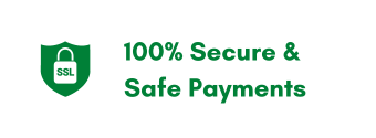 100% Secure & Safe Payments