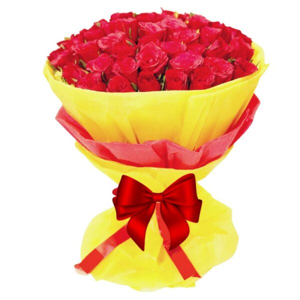 51 Red Roses Big Bunch