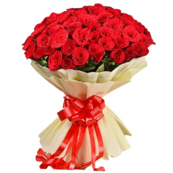 70 Red Roses Big Bunch