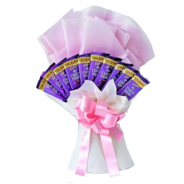 # 01 - A 10 Cadbury Chocolates Bouquet