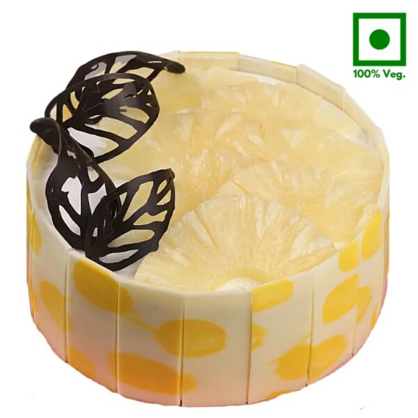 A Fresh Pineapple Premium Cake