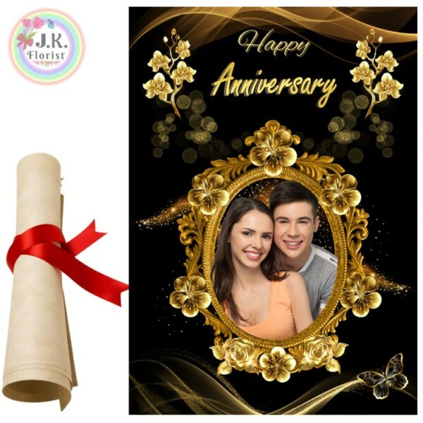 # 0001 Anniversary Special - A Personalized Custom Photo Printed Message