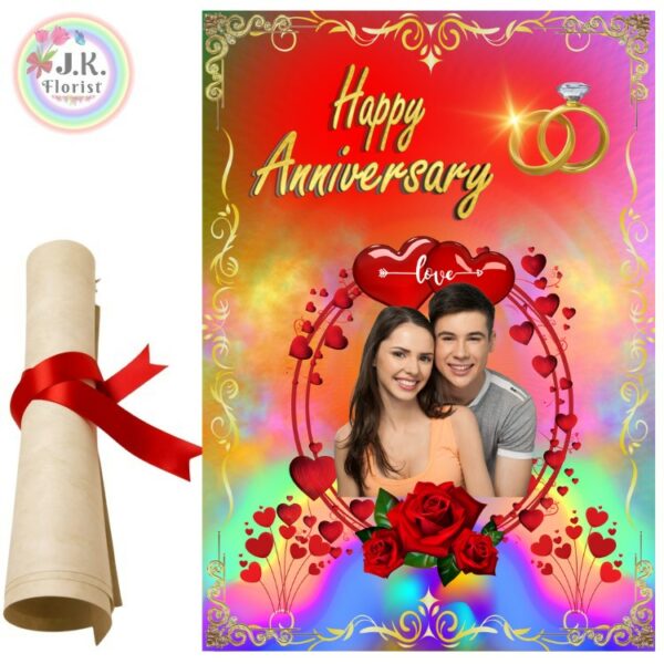 # 0001 Anniversary Special - A Personalized Custom Photo Printed Message