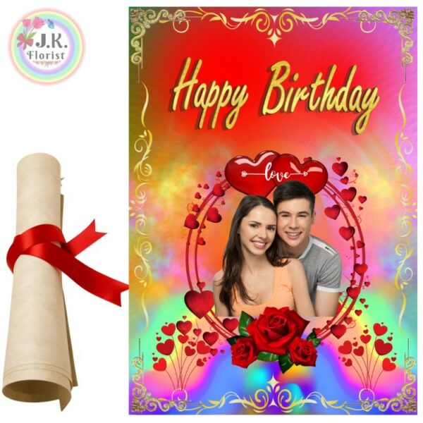 # 0001 Birthday Special - A Personalized Custom Photo Printed Message
