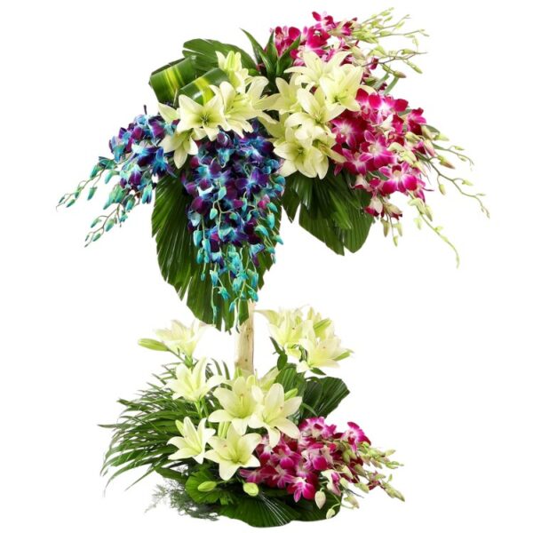 A Big Premium Arrangement of Exotic Flowers (3 Feet Height)