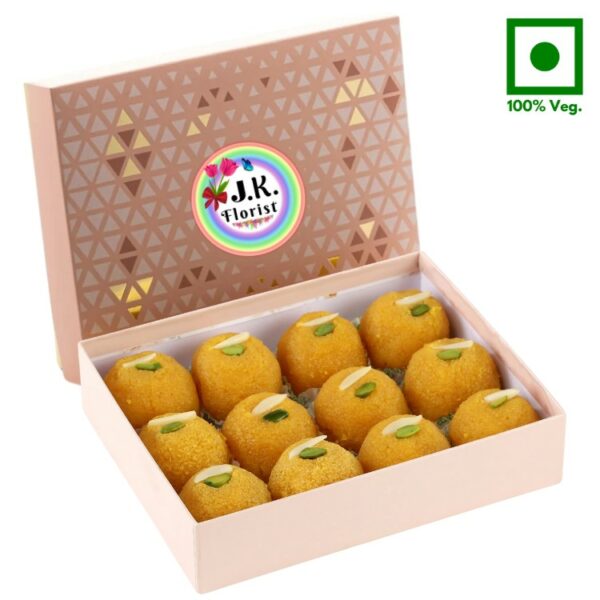 Premium Quality Motichoor Laddu Sweets in a Gift Box