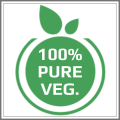 100% Pure Veg. Logo